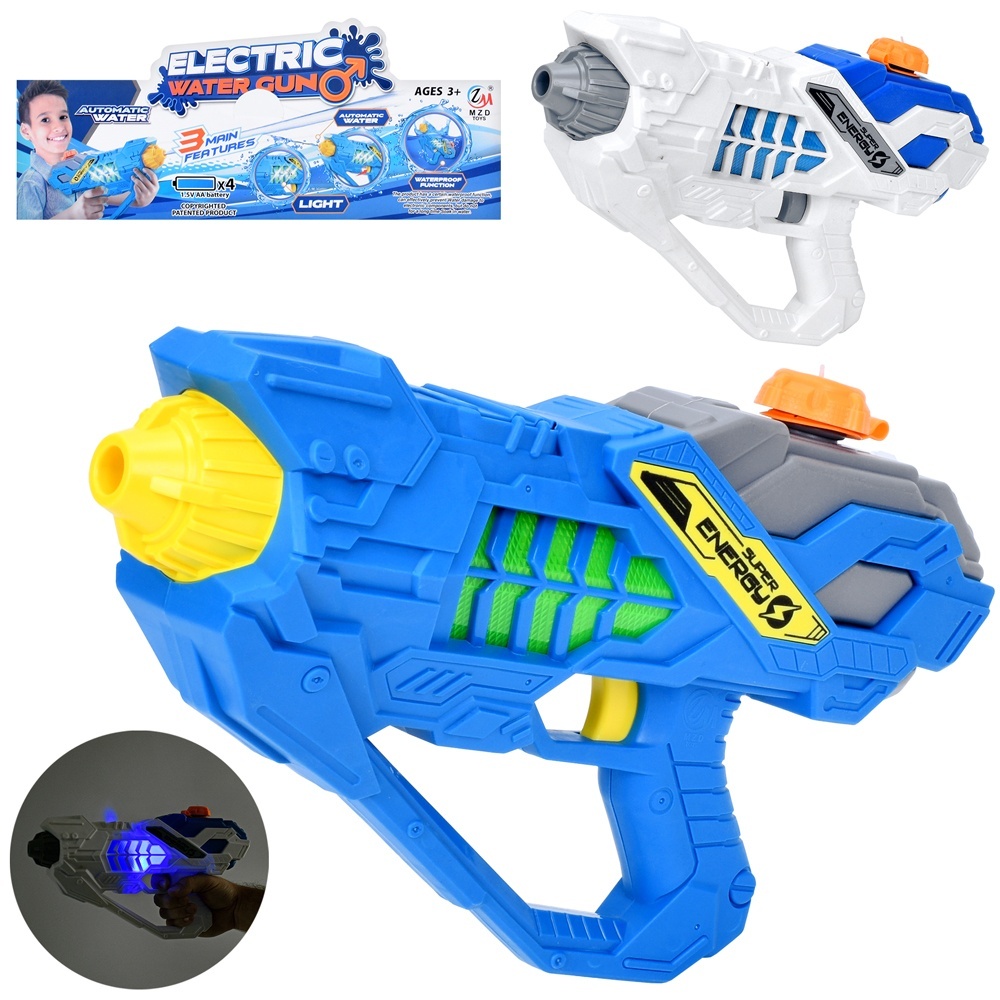 Водяний автомат M40000B світло, 2 кольори, бат., кул., 24-40-8 см.