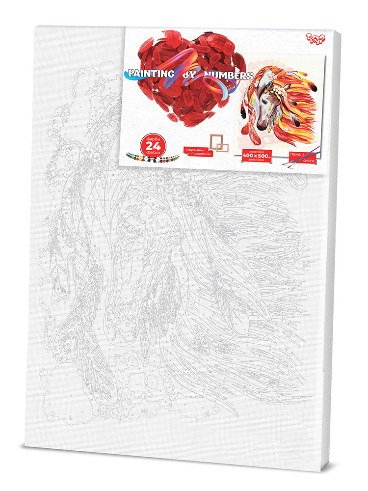 Креативна творчість "PAINTING BY NUMBERS" 40см*50см економ (KpNe-01-07)