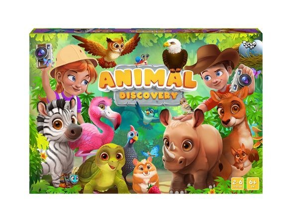 Настільна розважальна гра Animal Discovery, укр