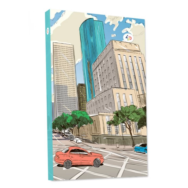 Блокнот TM Profiplan "Streets note" mint, A5