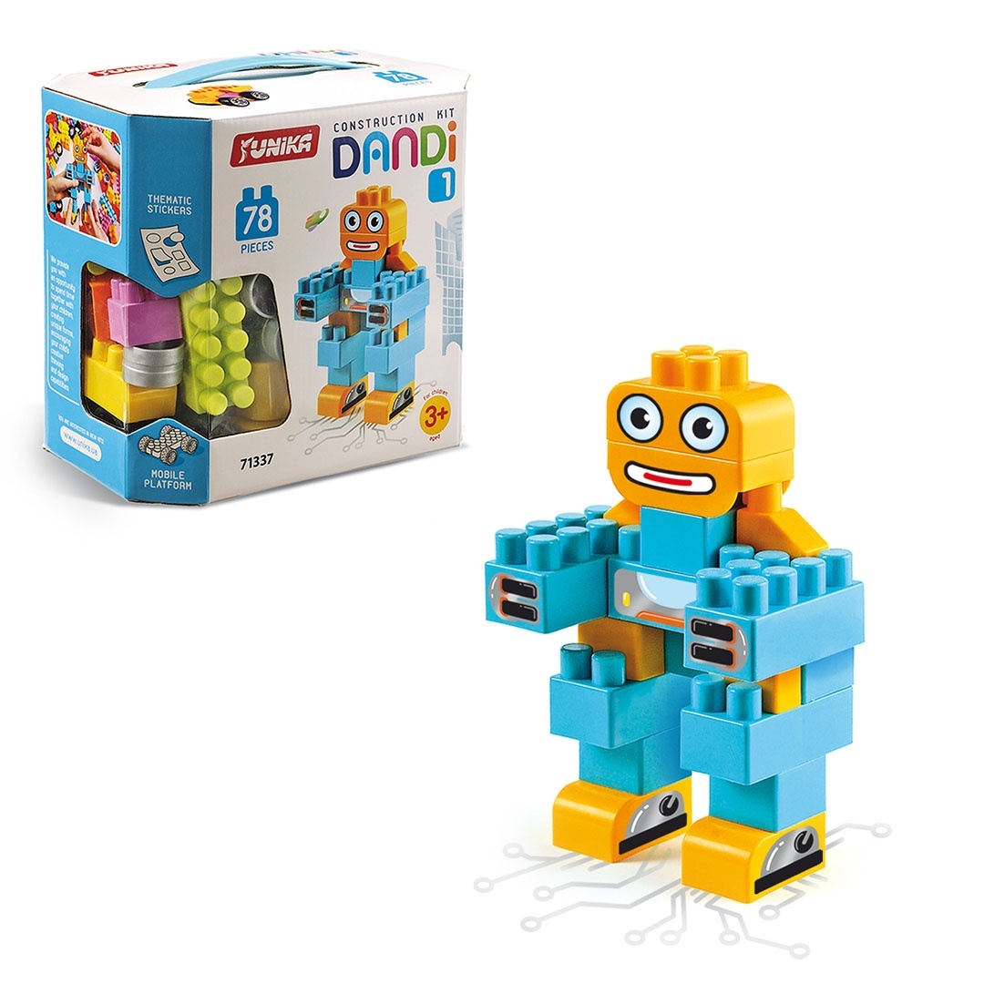 Конструктор дитячий "Денді 1" (78 дет.) (коробка)