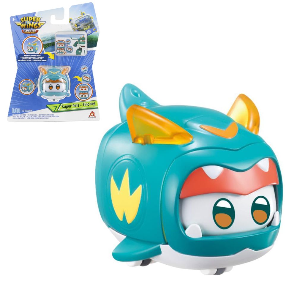 Ігрова фігурка Super Wings Super Pet Тіно улюбленець (Tino pet), світло