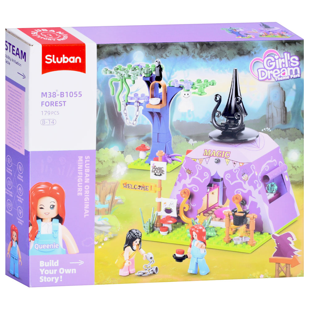Конструктор SLUBAN M38-B1055 "Girls Dream": Чарівний кемпінговий намет, 179 дет.