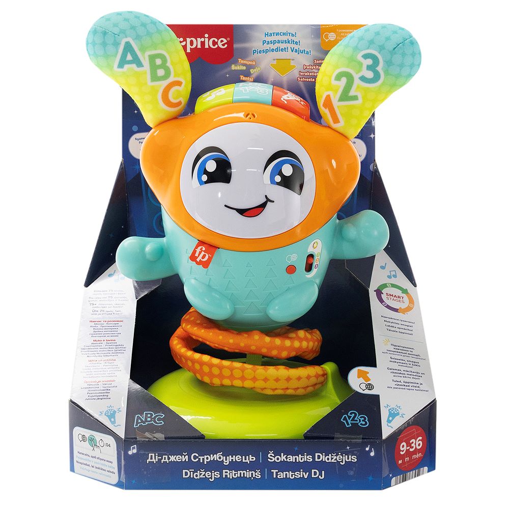 Ді-Джей Стрибунець з технологією Smart Stages (багатомовний) Fisher-Price