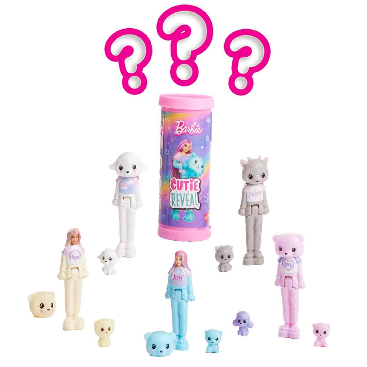Мінілялечка-сюрприз Barbie "Cutie Reveal" серії "Mini BarbieLand" – мʼякі та пухнасті