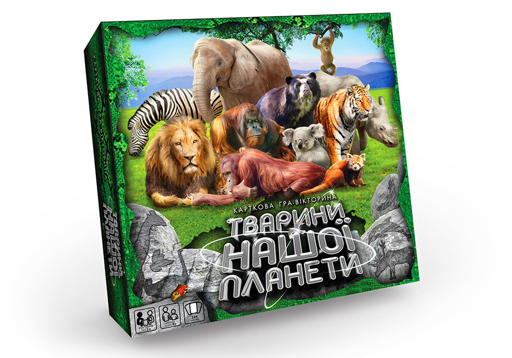 Гра велика наст. "Тварини нашої планети 2" укр. NEW(10) 