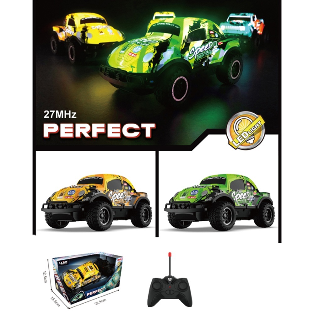 Машина UJ99-Y240 радіокер., небит. корпус, 2 кольори, світло, бат., кор., 23,5-12,5-13 см.