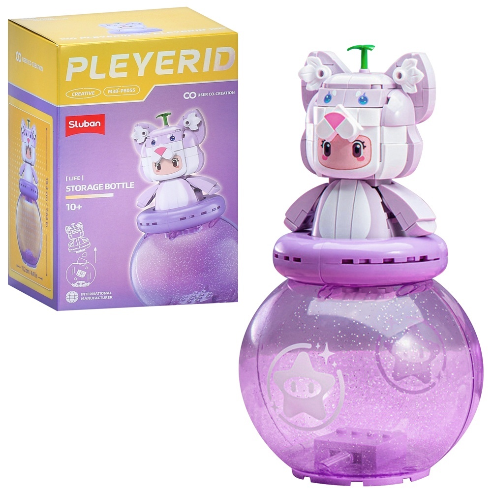 Конструктор SLUBAN M38-P8055 куля-скринька, кор., 12-19-12 см.