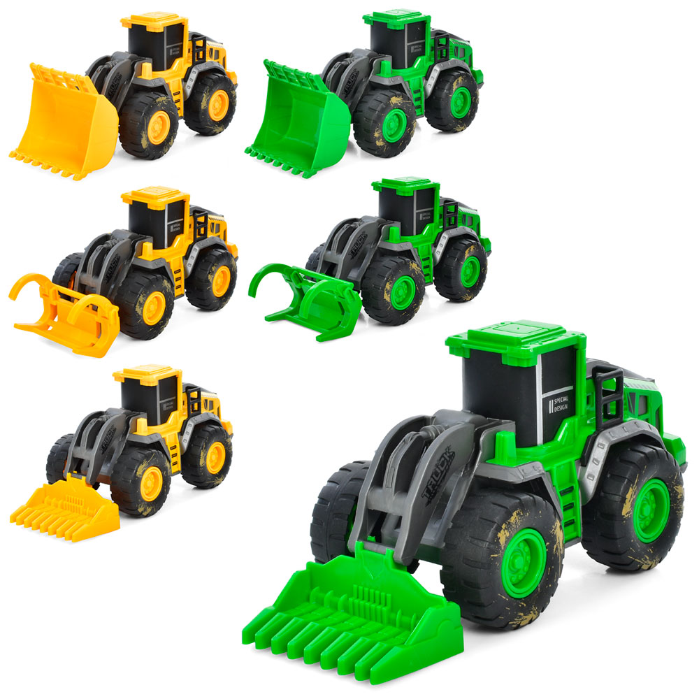 Трактор 669-7 інерц., рухомий деталі, 3 види (2 кольори), кул., 21,5-34-12 см.