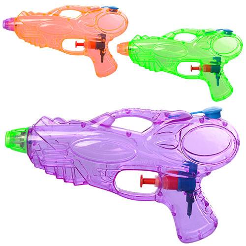 Водяний пістолет M 5395 розмір маленький, 3 кольори, кул., 18-10,5-3 см.
