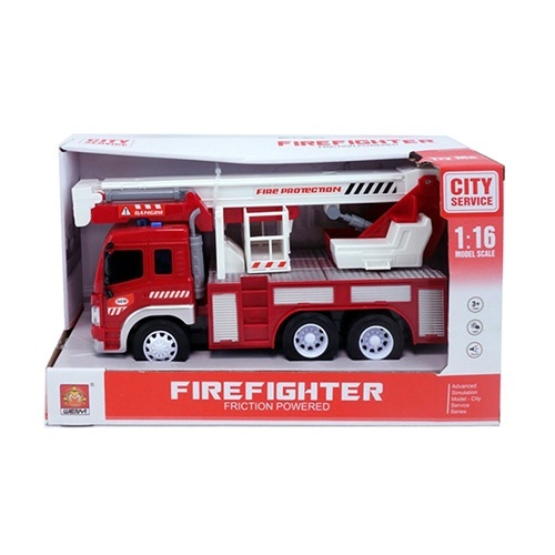 Пожежна машина "City Service" WY350C інерц., 1:16, світло, муз., бат.