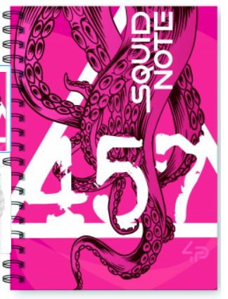 Блокнот TM 4Profi "Squid note" red, A5 905140