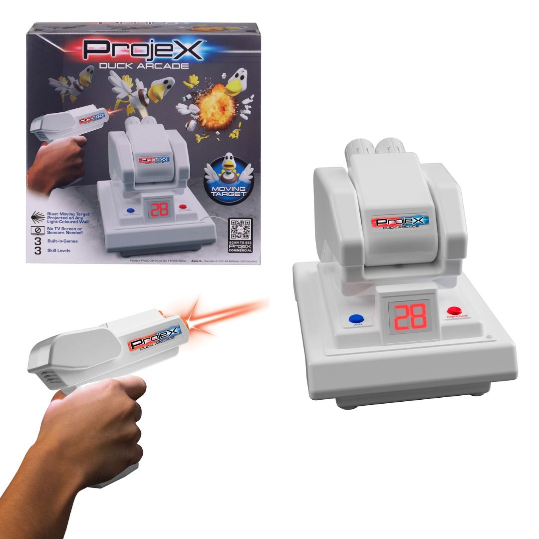 Ігровий набір для лазерних боїв - ПРОЕКТОР LASER X ONE (1 ігр. бластер, слайд-цілі)