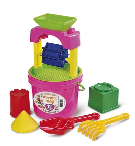 Пісочний набір (12 пр.) 0446 Юніка