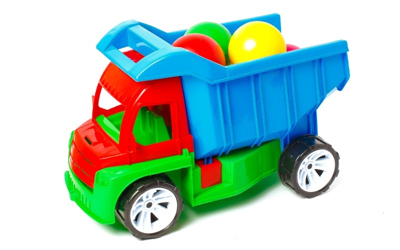 Машина "Алексбамс" + кульки малі 12 шт (36*24*17см) 087 Бамсік