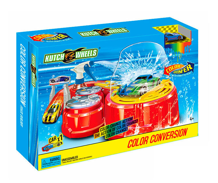 Трек Фарбування авто S 8836 (18) машинка змінює колір, в коробці