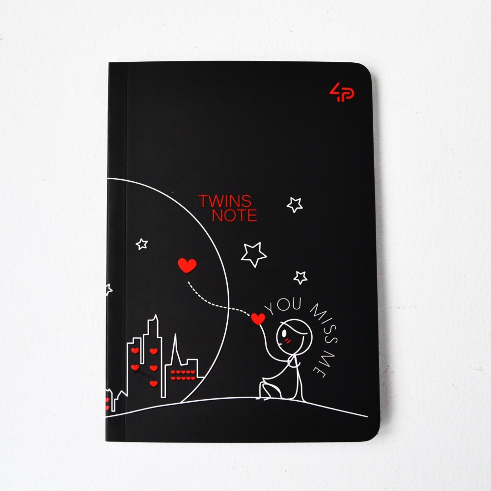 Блокнот TM Profiplan "Twins series" miss you, А6