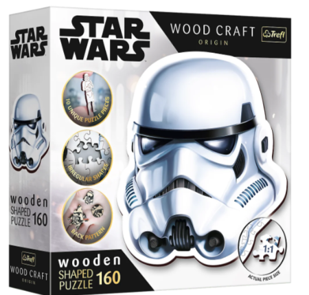 01888 Trefl Пазли "160 Wooden" Star Wars Шолом штурмовика