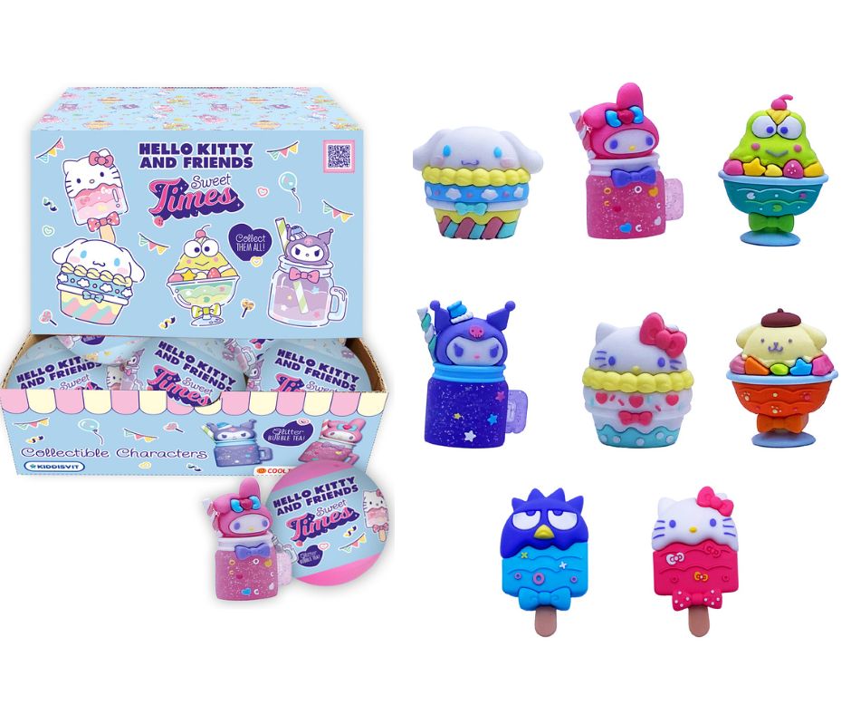 Фігурка-сюрприз у кулі COOL THINGS серії "Hello Kitty" - КАВАЙНІ ДЕСЕРТИКИ (в ас.)
