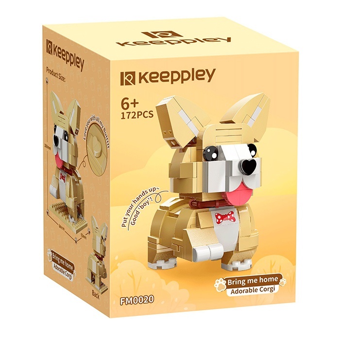 Конструктор FM0020 собака, 172 дет., кор., 9-12-8 см.