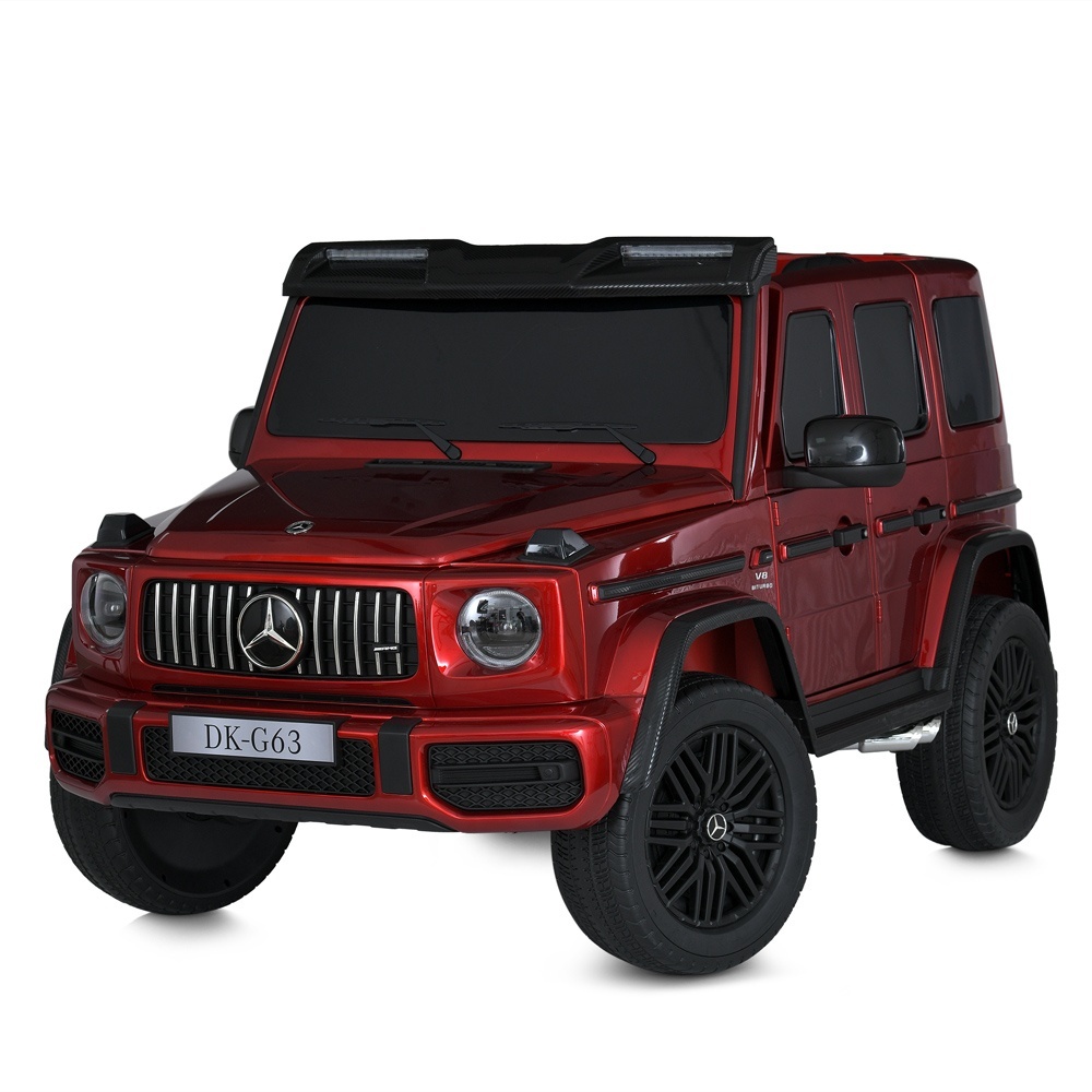 Джип M 5880EBLRS-3(24V) 2,4G(радіок.),4мот.200W,1акум.24V7AH,BLUETOOTH,USB,MP3,LED,EVA,фарб.червоний
