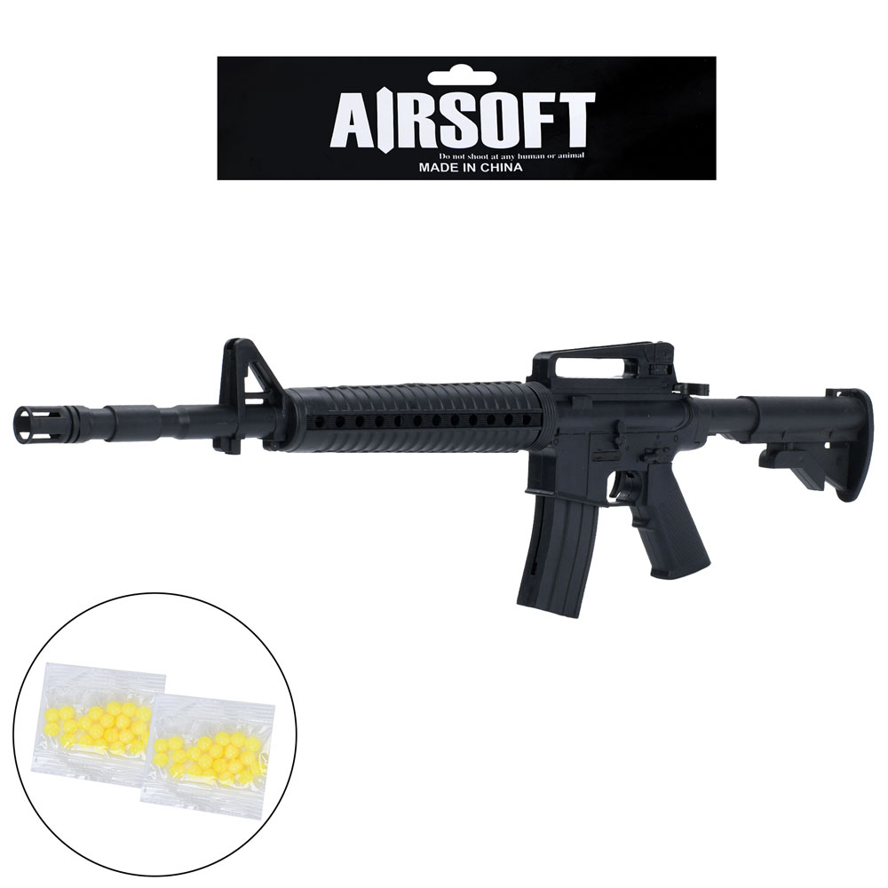 Автомат 223-A3 60см, пластикові кулі, у пакеті, 63-18-4см