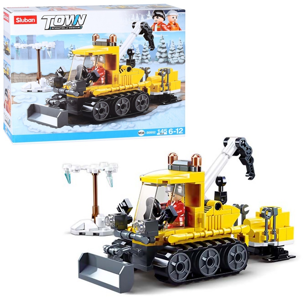 Конструктор SLUBAN M38-B0952 "Town":Снігоприбиральна машина, 145 дет.