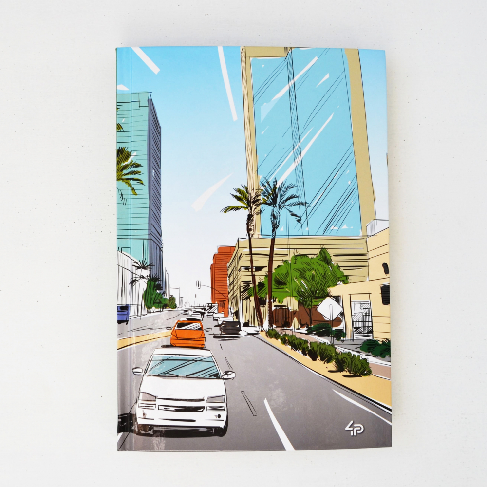 Блокнот TM Profiplan "Streets note" green, A5