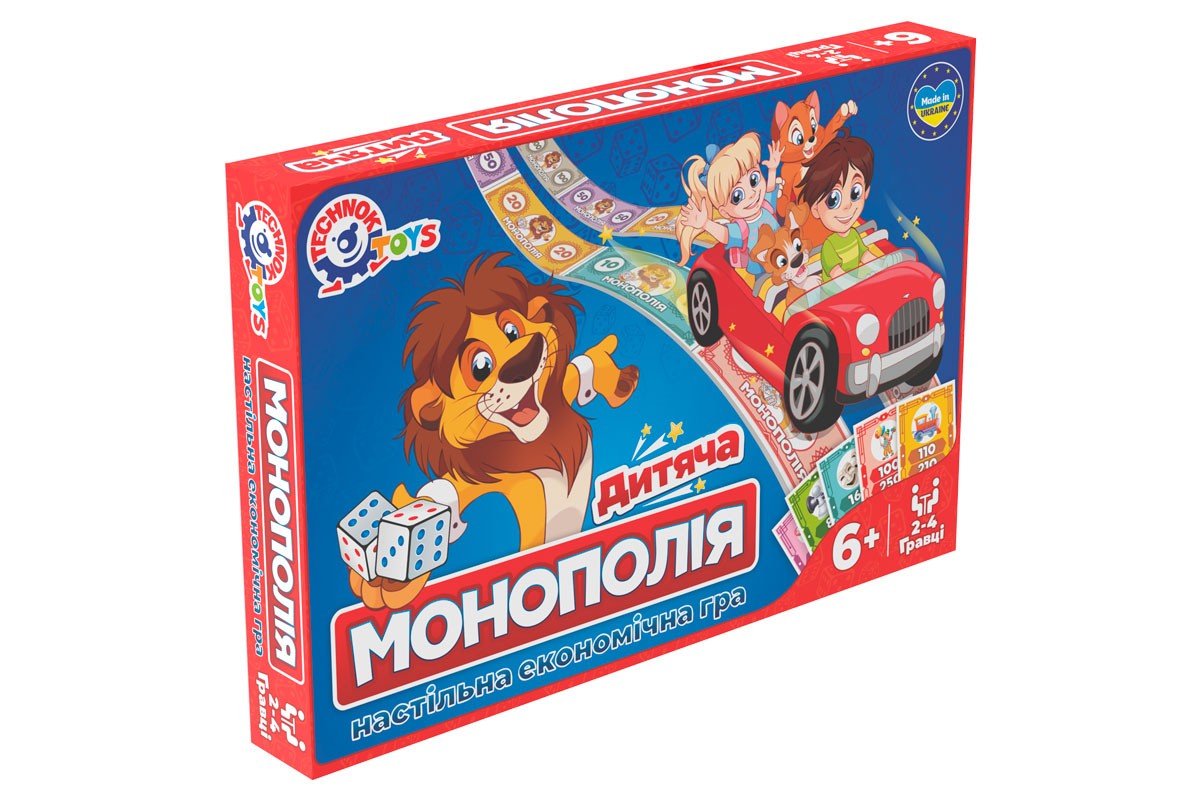 Економічна гра "Дитяча монополія ТехноК", арт.0755