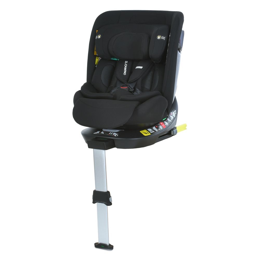 Автокрісло ME 1189 i-HOLD+ Black дит.,i-SIZE R129,фаза1,2(зріст дит.40-150см),опор.нога,isofix,чорн.