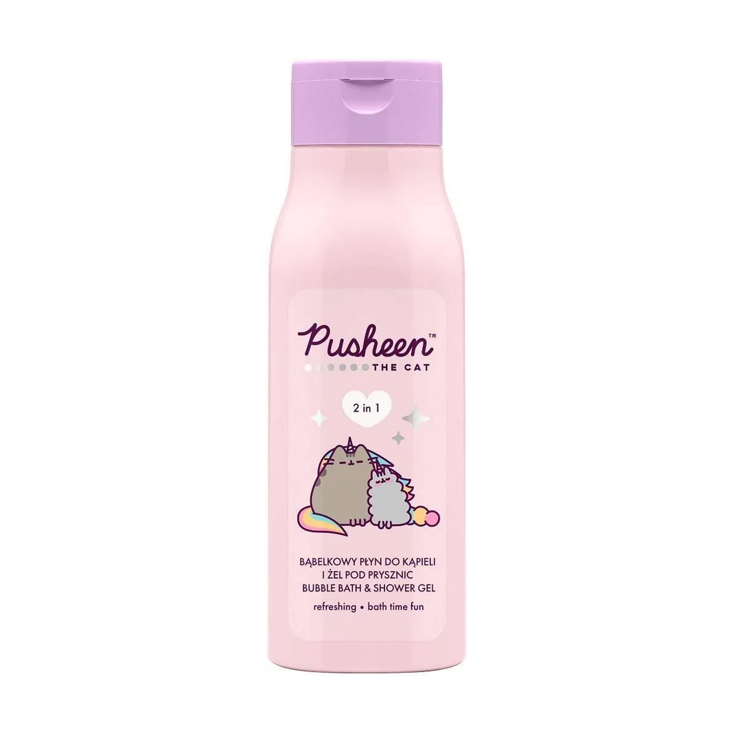 Шампунь-гель для душу 2в1 ТМ "Pusheen", 400 мл