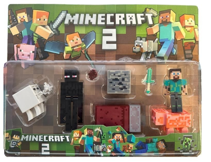 Фігурки Minecraft Майнкрафт з аксесуарами 