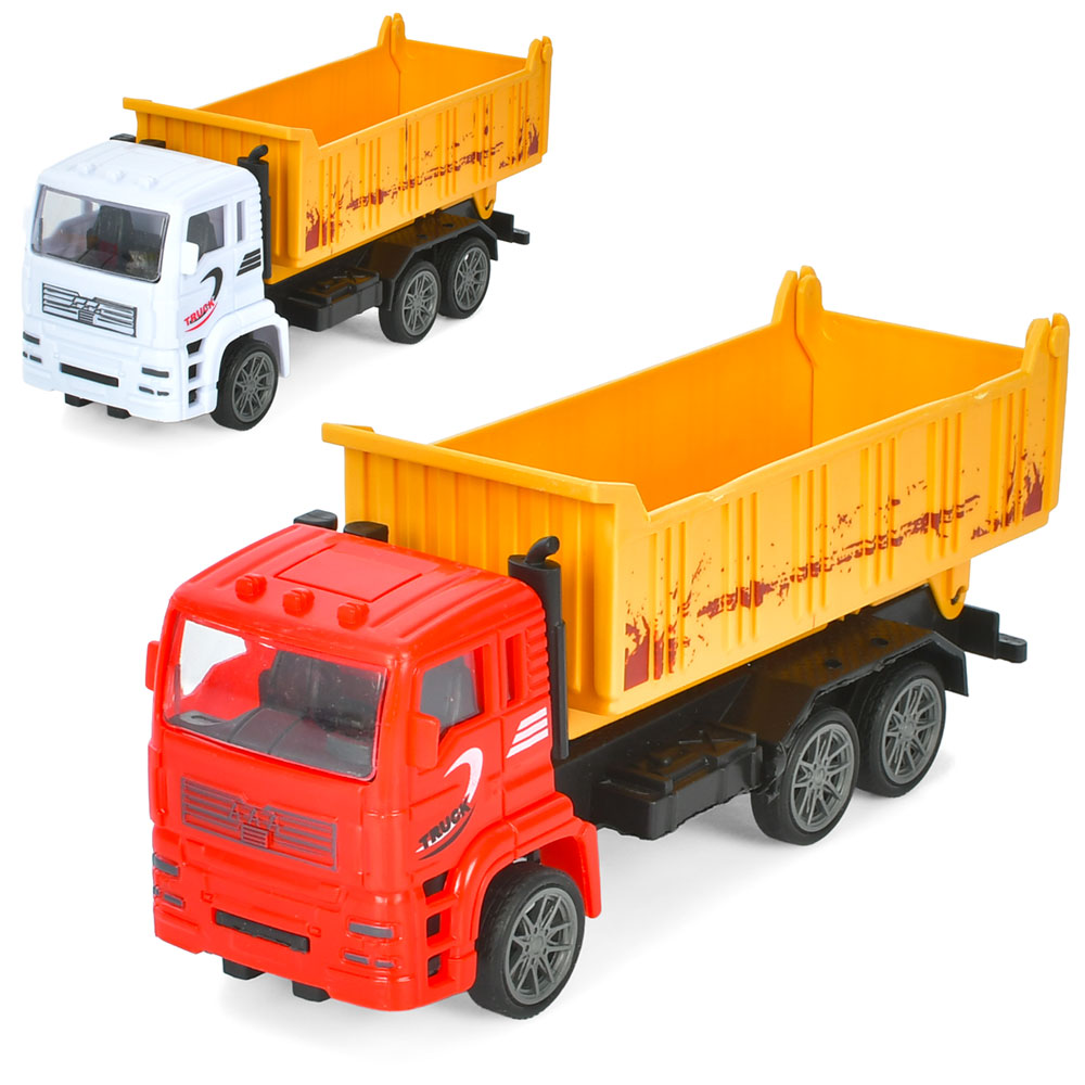 Машина 1801-4 самоскид,17см,інерція, 2 види, в пакеті, 24-14-5см