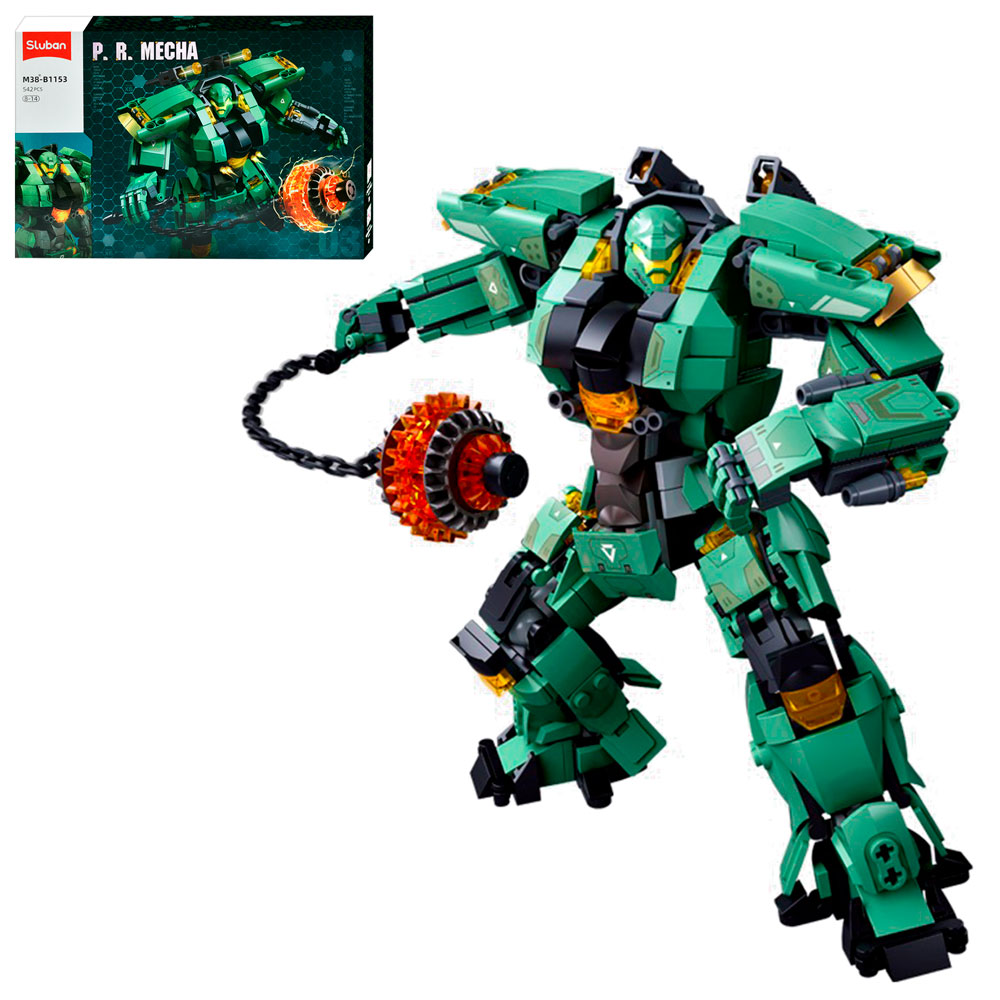Конструктор SLUBAN M38-B1153 "P.R. Mecha": Робот, 542 дет.