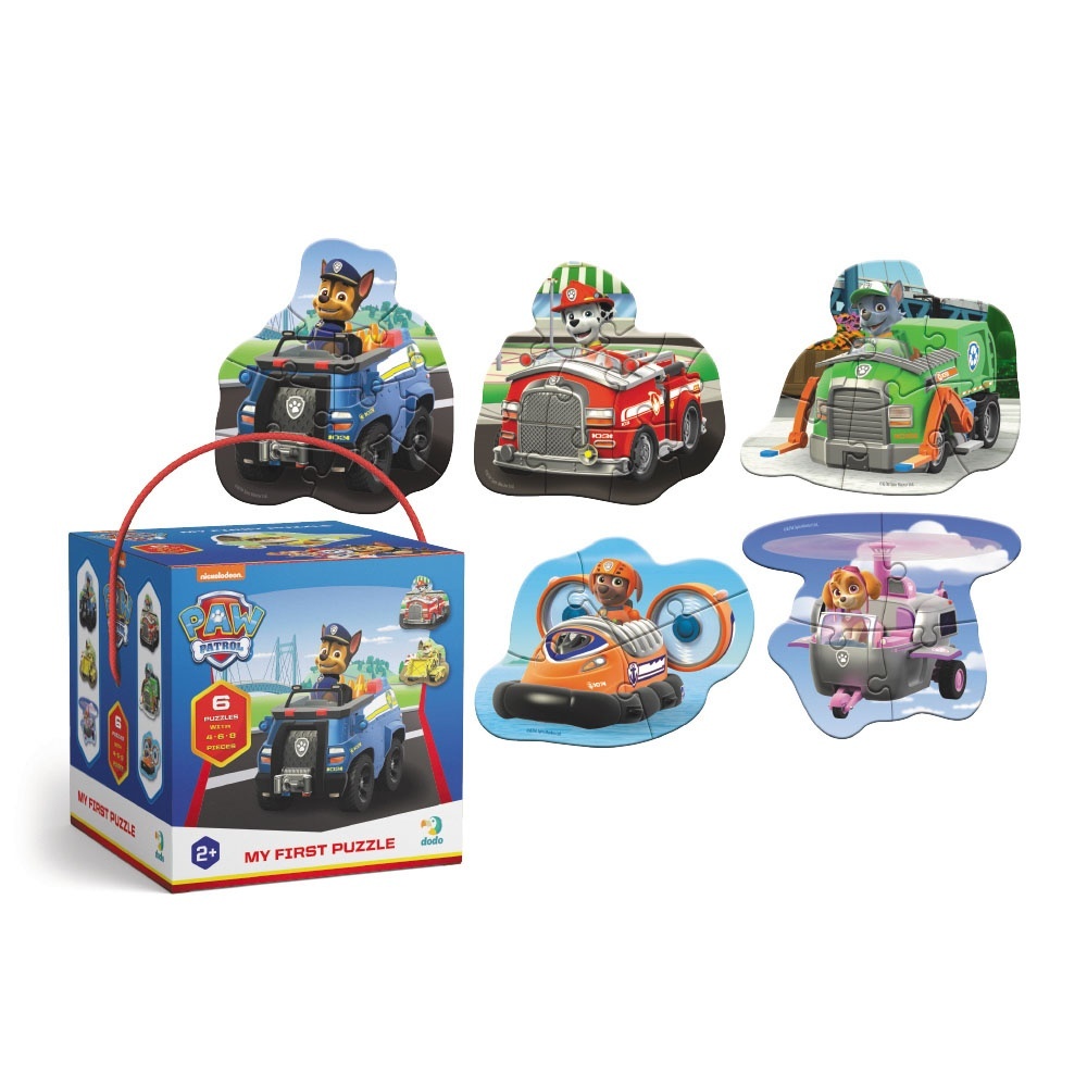 Пазл 4-6-8 елементів Paw Patrol. Готові до дії