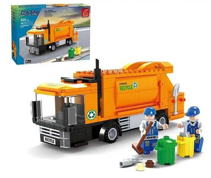 Конструктор AUSINI 25523 (36/2) "Сміттєвоз", 233 деталі, у коробці