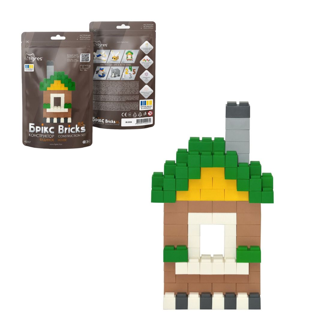 Конструктор "Брікс" будинок 85 ел., Tigres