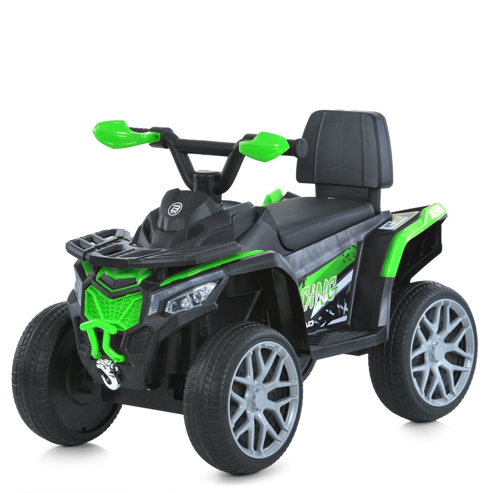 Квадроцикл M 6125EBLR-5 2,4Gрадіок.,2в1(кат.-тол.),1*6V4,5AH,1*25W,MP3,USB,BT,EVA,муз.,світло.зелен.