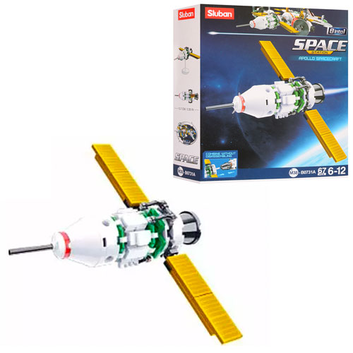 Конструктор SLUBAN M38-B0731A космічний корабель, 67 дет., кор., 14-17-4,5 см.
