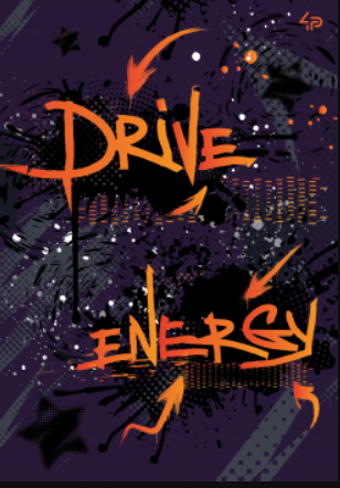 Блокнот TM 4Profi "Graffiti" drive energy, A5 904624																		