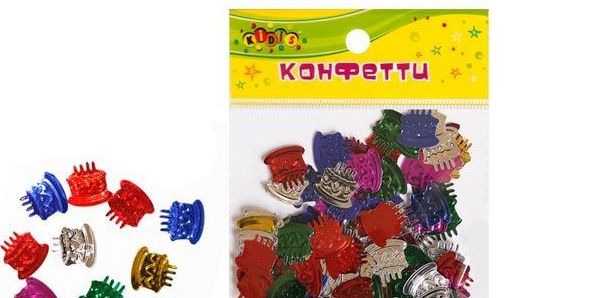 Декоративні тортики, що блищать №4 мм, 10гр мікс кольорів