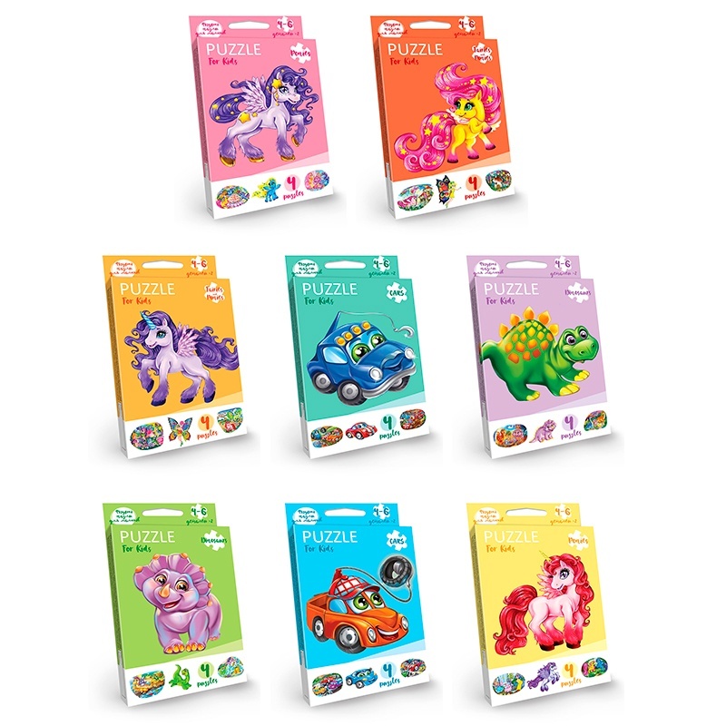 Розвиваючі пазли для малюків "Puzzle For Kids (для малюків)" с.2 (32) 