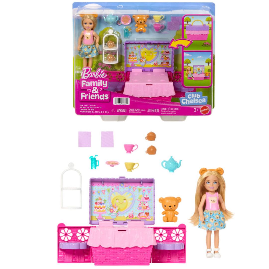 Набір Barbie з лялькою Челсі "Чайна вечірка"