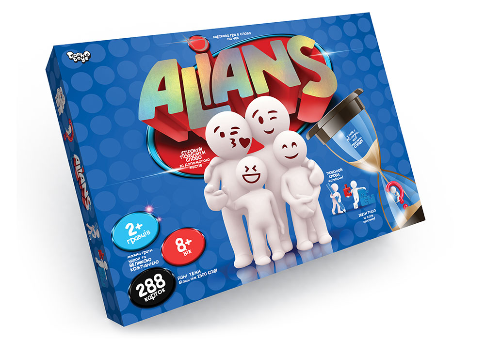 Настільна розважальна гра "ALIANS" укр