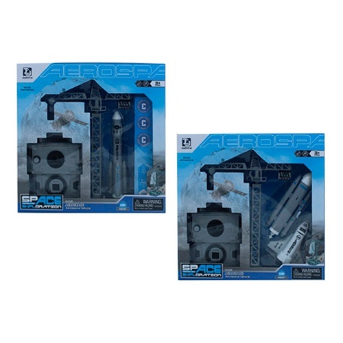 Набір з фігурками T079-079A космічна станція, на запуску, 2 види, кор. 29-28,5-6,5 см.