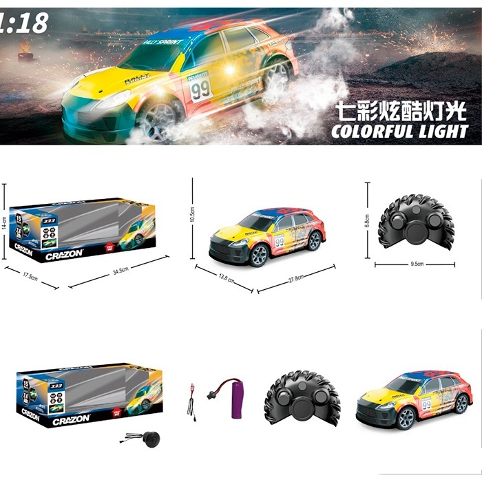 Машина 333-TG25144B радіокер.2,4GHz,акум.,1:16,гум.колеса,небит.корпус,USB,світло,кор.,34,5-14-17,5с