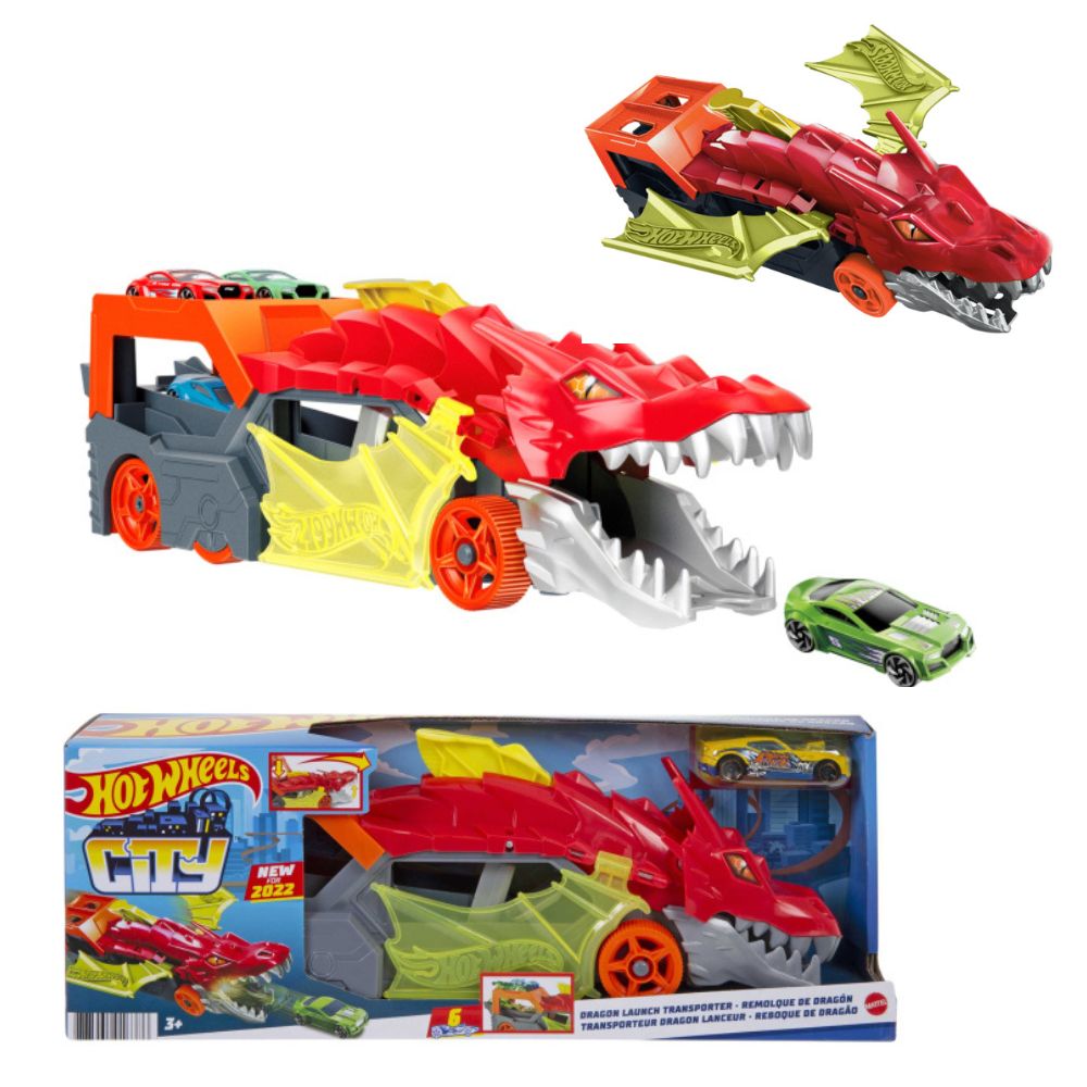 Вантажівка-транспортер "Паща дракона" Hot Wheels
