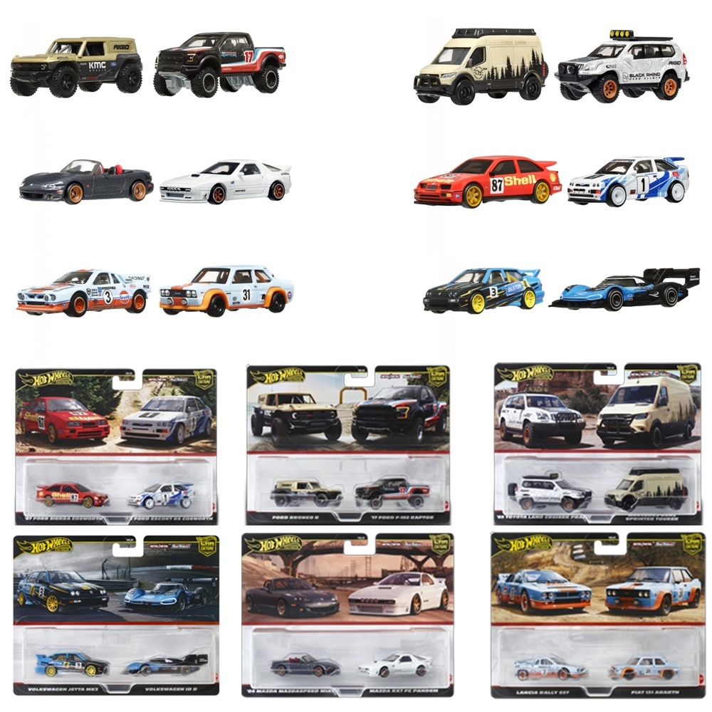 Набір з 2-х колекційних машинок серії "Car Culture" Hot Wheels (в ас.)