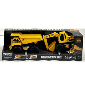 Будтехніка 210-131C інерція,набір2шт(самоскид,екскаватор)звук,світло,рухл.дет.бат.кор35,5-11-11,5см