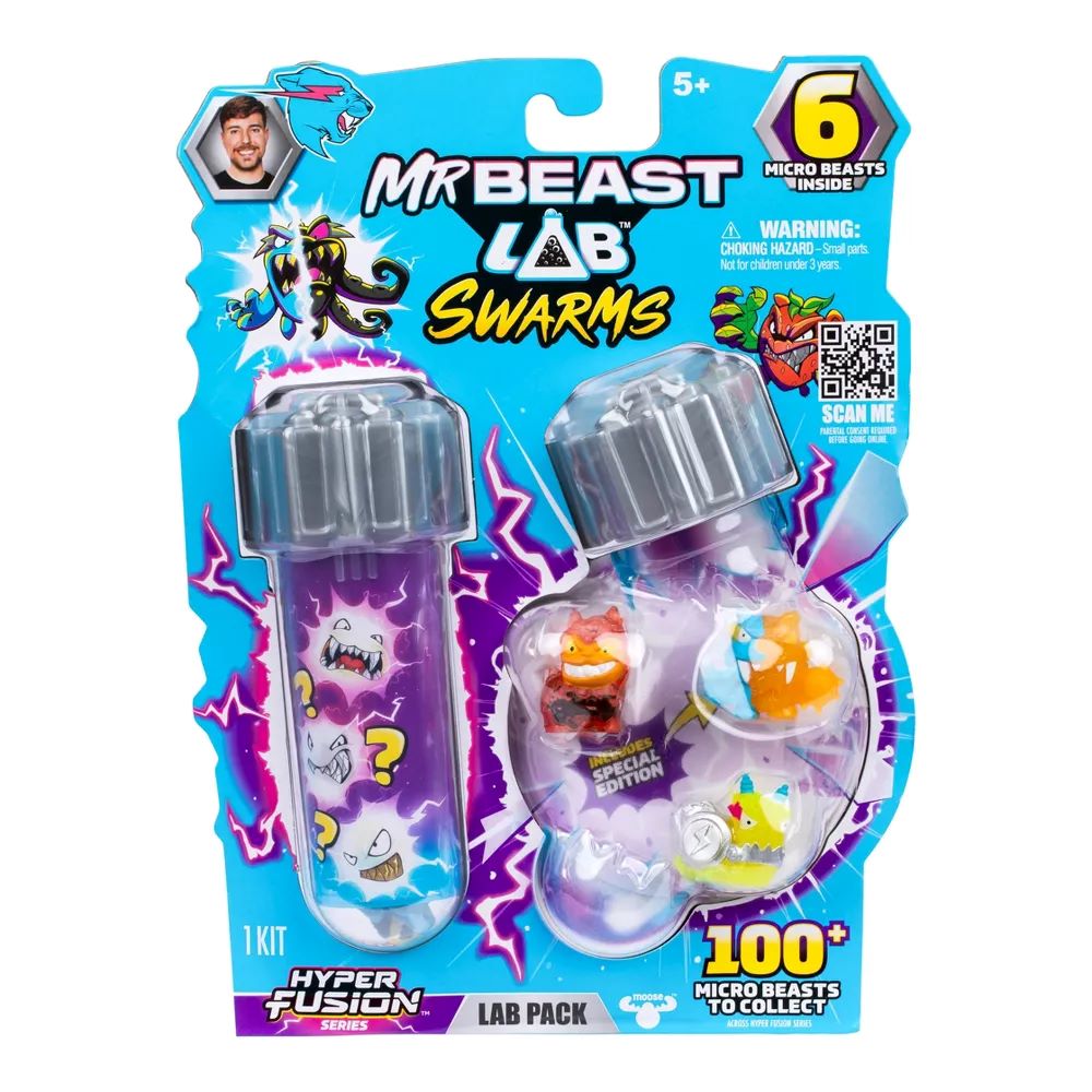 Лабораторія в пробірці Swarms 6. Ігровий набір ТМ "MrBeast Lab"